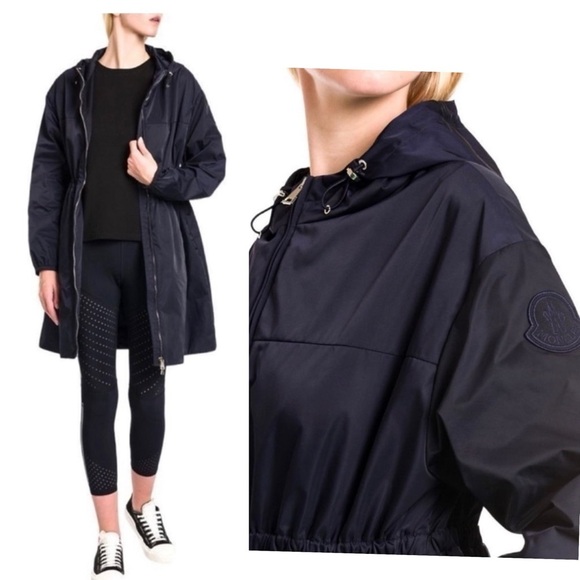 Moncler Alfirk cinched raincoat winter coat ski jacket ski coat Size 2 Medium - Picture 2 of 11